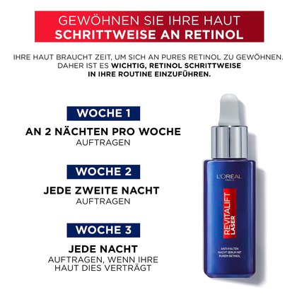 Anti-Falten Nacht Serum Routine erläutert