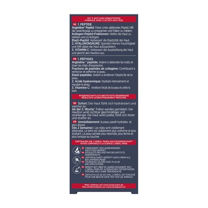 Revitalift Laser Tri-Peptid Anti-Age Serum - Verpackung Rückansicht