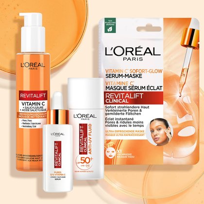 Revitalift Clinical Vitamin C Produktreihe - Produktabbildungen