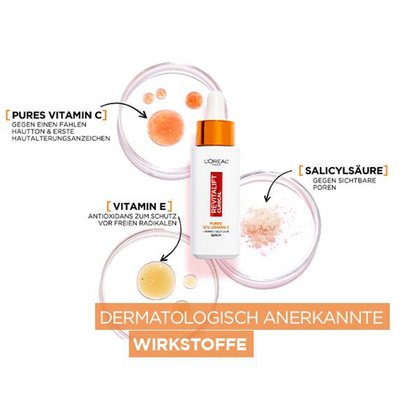 REVITALIFT CLINICAL 12% PUREM VITAMIN C SERUM - Wirkstoffe Übersicht