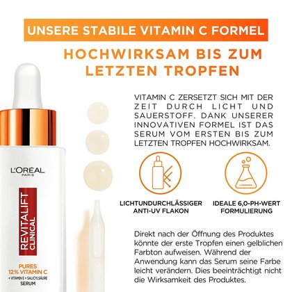 Vitamin C - Details & Vorteile des Wirkstoffs in REVITALIFT CLINICAL 12% PUREM VITAMIN C SERUM
