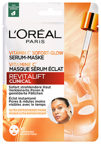 Revitalift Clinical Vitamin C Sofort-Glow Serum-Tuchmaske - Produktabbildung