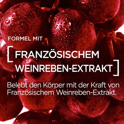 Stop Stress Duschgel Formel mit französischem Weinreben-Extrakt