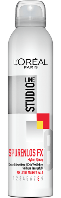 Haarspray H Ultra Starker Halt 24 Studio Line Spurenlos Fx Styling Spray Packshot