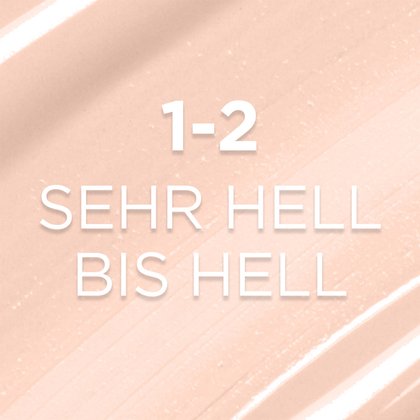 Text - 1-2 Sehr Hell-Hell auf sandfarbenem Hintergrund