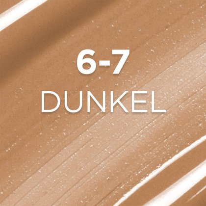 Text - 6-7 Dunkel auf dunklem sandfarbenem Hintergrund