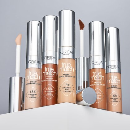 Verschiedene Nuancen aus der True Match Radiant Serum Concealer Produktreihe