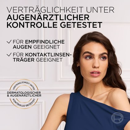 Augenärztlich getestet. Sicher für empfindliche Augen und Kontaktlinsenträger. Hohe Verträglichkeit.
