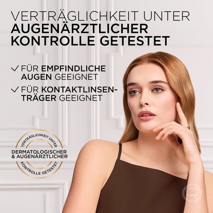 Augenärztlich getestet. Sicher für empfindliche Augen und Kontaktlinsenträger. Hohe Verträglichkeit.