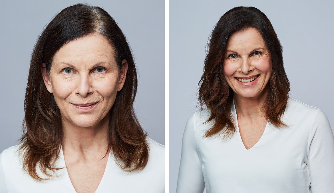Ansatz grauer dunkle haare Beauty