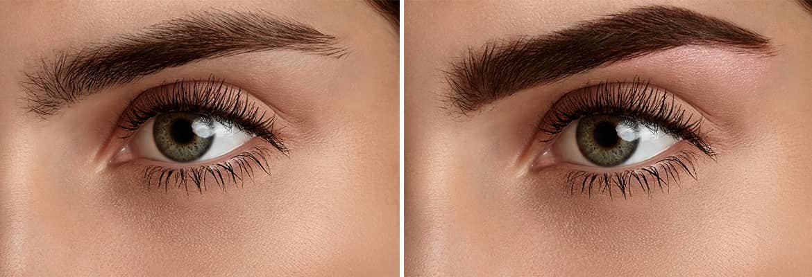 passende augenbrauenform