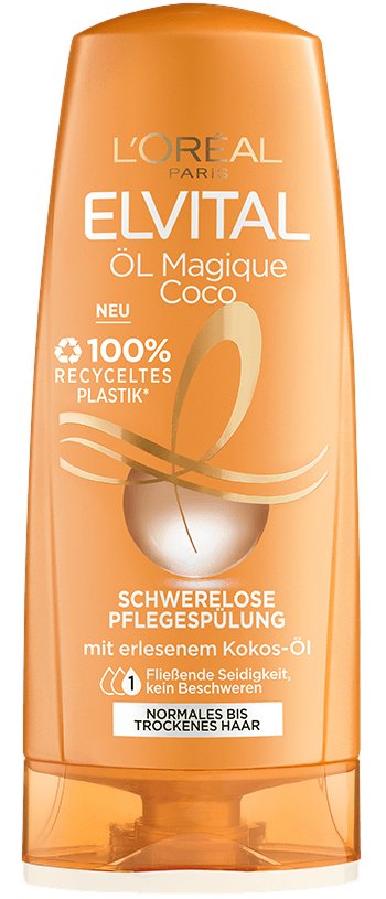 elvital oel magique coco schwerelose pflege spuelung