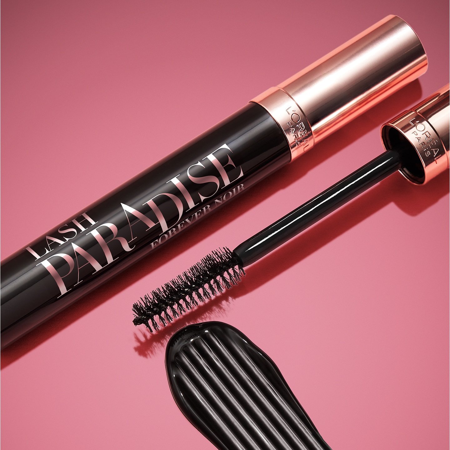 Prime Lash Mascara – Wasserfeste Braune Volumen-Mascara, 4D Seidenfaser, Klumpenfrei & Lang Anhaltend