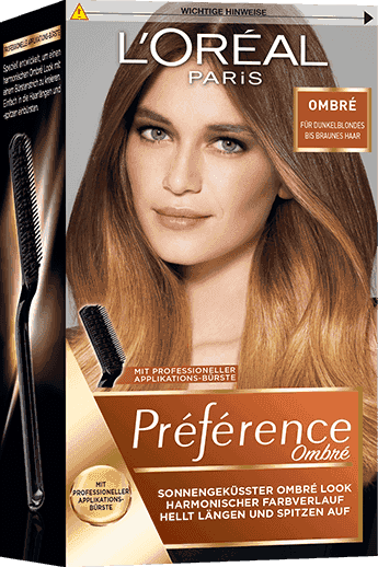 Preference Ombre Fur Dunkelblondes Bis Braunes Haar Von L Oreal Paris